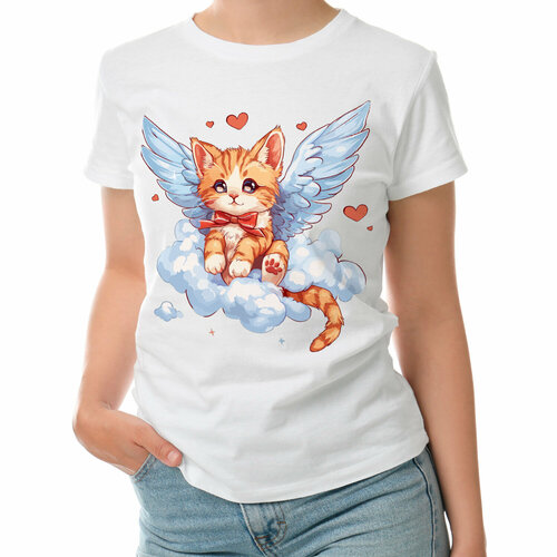 фото Футболка roly, размер s, белый