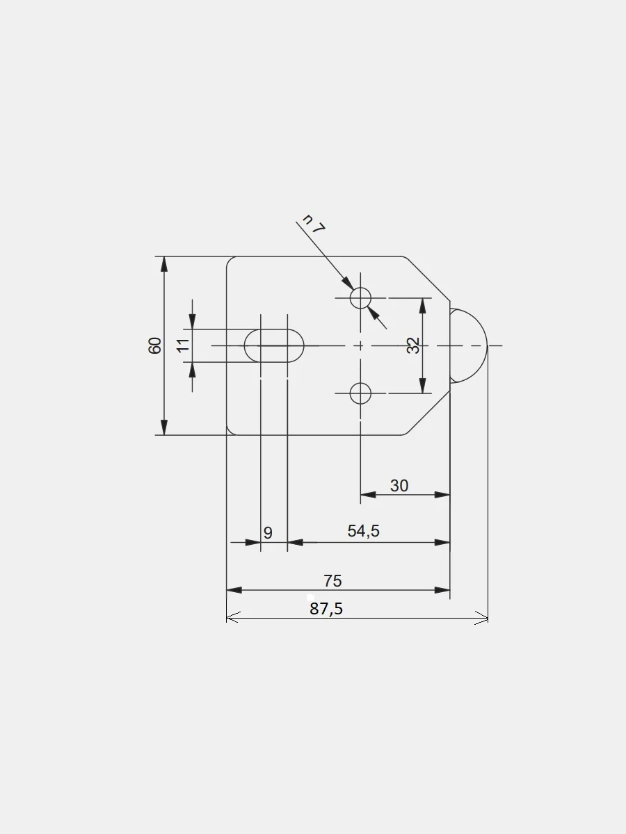 Ножка мебельная RONDA h-150мм, черный матовый - фотография № 4