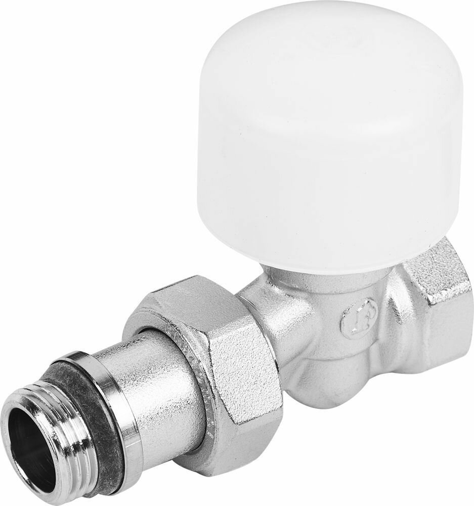 Джакомини клапан регулирующий для радиатора прямой 1/2"ВР(г) х 1/2"НР(ш)