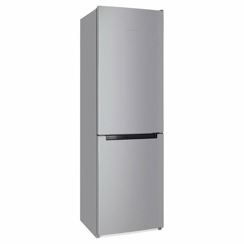 Холодильник NORDFROST NRB 162NF S двухкамерный, серебристый , No Frost в МК, 310 л холодильник nordfrost nrb 162nf x 2 хкамерн нержавеющая сталь двухкамерный