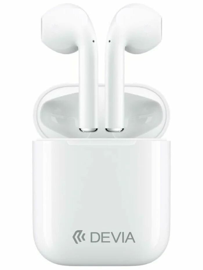 Наушники Devia TWS Bluetooth V5 White