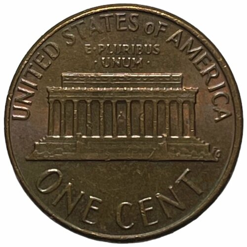 США 1 цент 1977 г. (Memorial Cent, Линкольн) (Лот №2) сша 1 цент 1968 г memorial cent линкольн лот 2