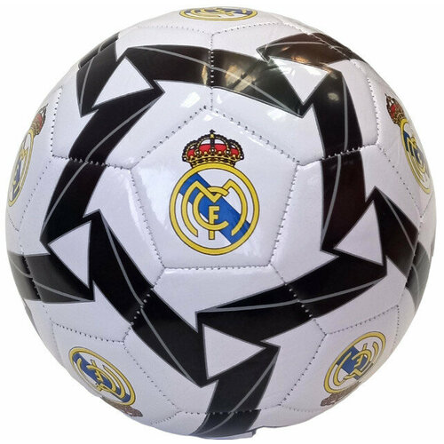 Мяч футбольный клубный Real Madrid E41658-1 черный, белый