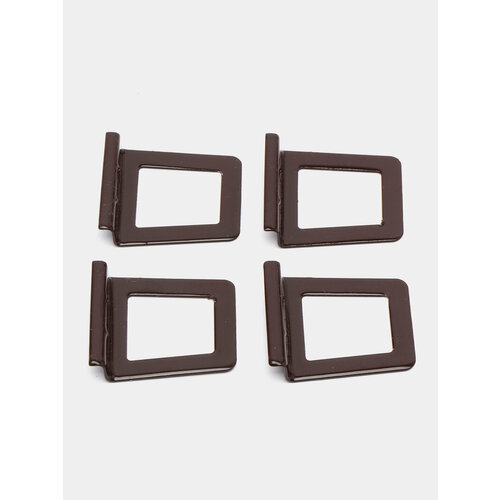 Ручки металлические для москитной сетки Количество 2 шт Цвет Коричневый 599₽