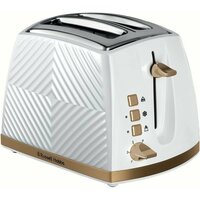 Тостер Russell Hobbs Groove 26391, White&Gold