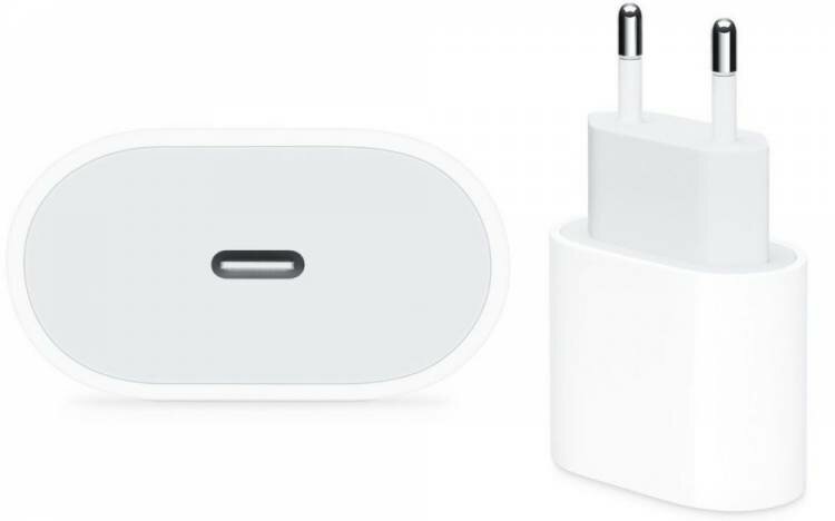 Зарядное устройство для Apple MHJE3ZM/A, мощность 20 Вт, белый — фото 1