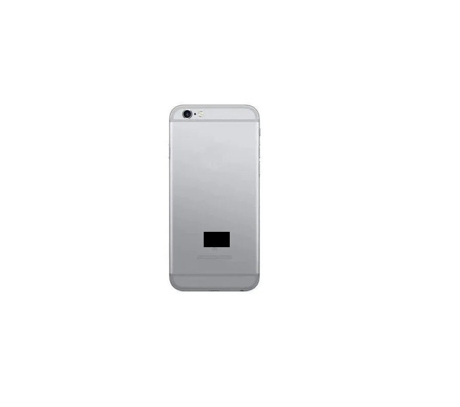 Задняя крышка (корпус) для iPhone 6S Plus Черный (с кнопками)