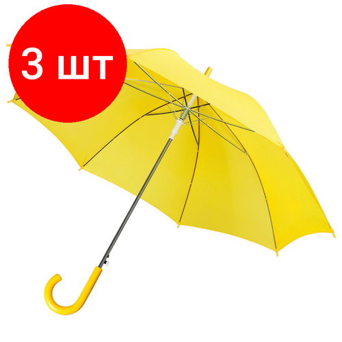 Зонт-трость Проект 111, желтый зонт unit черный