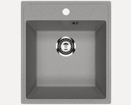 Изображение товара Мойка Suragran Standart ST-4248 GR (квадрат 425*485мм) Светло-серый