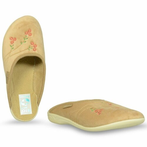 фото Тапочки adanex, размер 40, бежевый