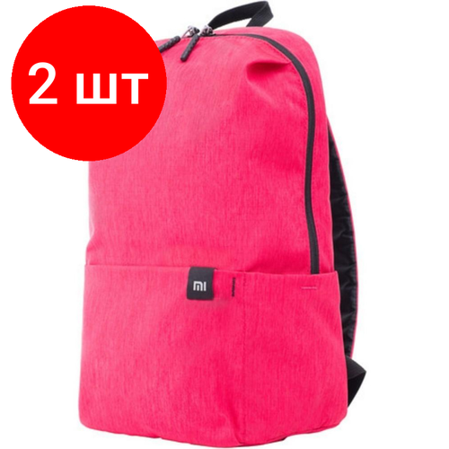 Комплект 2 штук, Рюкзак для ноутбука Xiaomi Mi Casual Daypack 13.3 pink (ZJB4147GL)