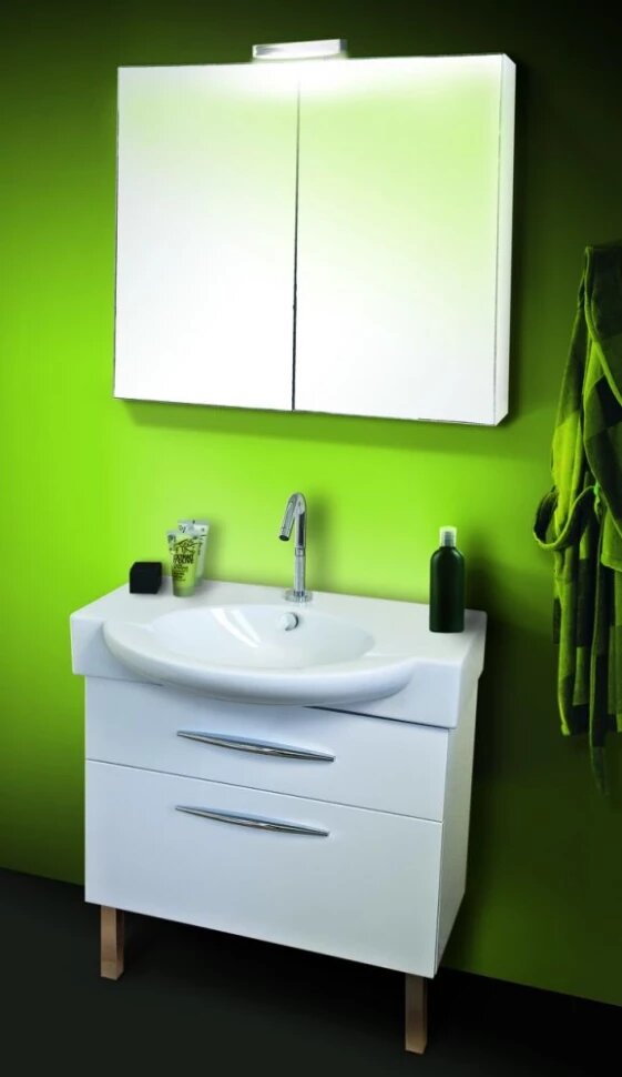 Тумба белый глянец 77 см Jacob Delafon Presquile EB927-J5