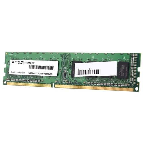 Модуль памяти DDR3 4GB AMD PC3-10600 1333MHz CL9 1.5V RTL - фото №11