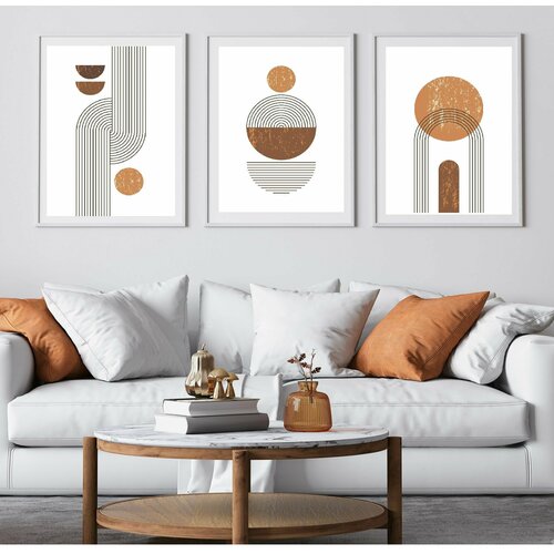 Постер на стену интерьерный в нейтральных тонах 
