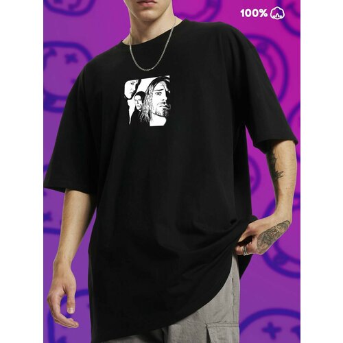 фото Футболка, размер 3xl (муж), черный нет бренда