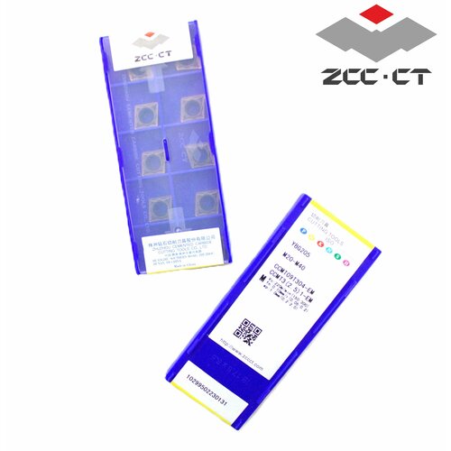 CCMT09T304-EM, YBG205 Твердосплавная пластина zcc ct vnmg160404 em ybg202 vnmg160408 em ybg202 vnmg160404 em ybg205 vnmg160408 em ybg205 cnc carbide inserts 10pcs box