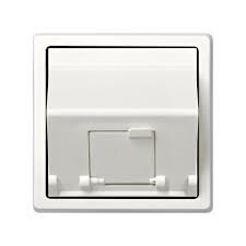 Simon 73 LOFT Адаптер на 1 RJ45 12  75528   75540   75541   75544 39  наклон  S73L  белый