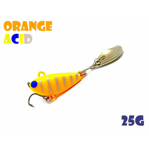 тейл спиннер uf studio buzzet bullet 25g black salamander Тейл-Спиннер Uf-Studio Buzzet Bullet 25g #Orange Acid