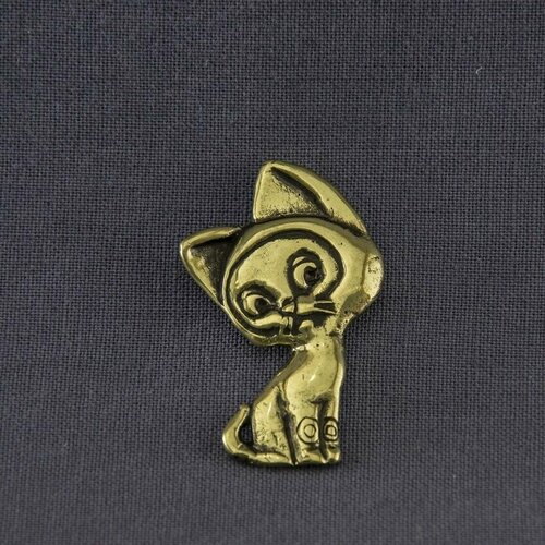 Подвеска Артель Мастер, коричневый набор для вышивания котенок гав щенок малый