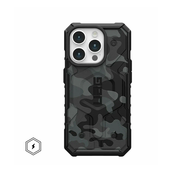 Чехол UAG Pathfinder SE с MagSafe для iPhone 15 Pro Max темный камуфляж (Midnight Camo) (114303114061)