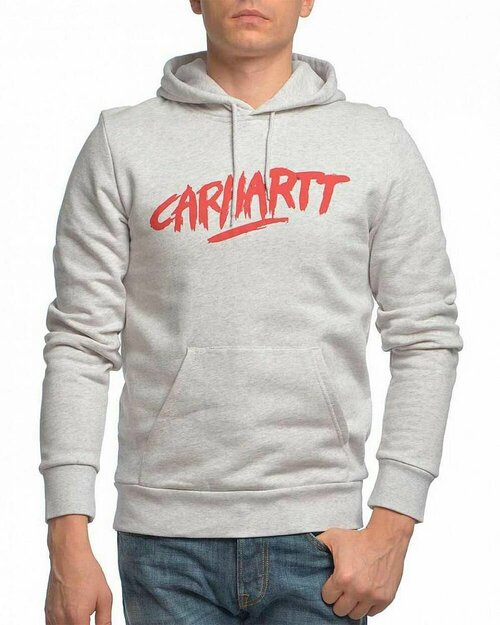 Толстовка carhartt, размер L, серый