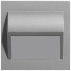 Светодиодный светильник 4000К-4500К для лестниц , подсветка пола, (механизм без рамки), цвет серый