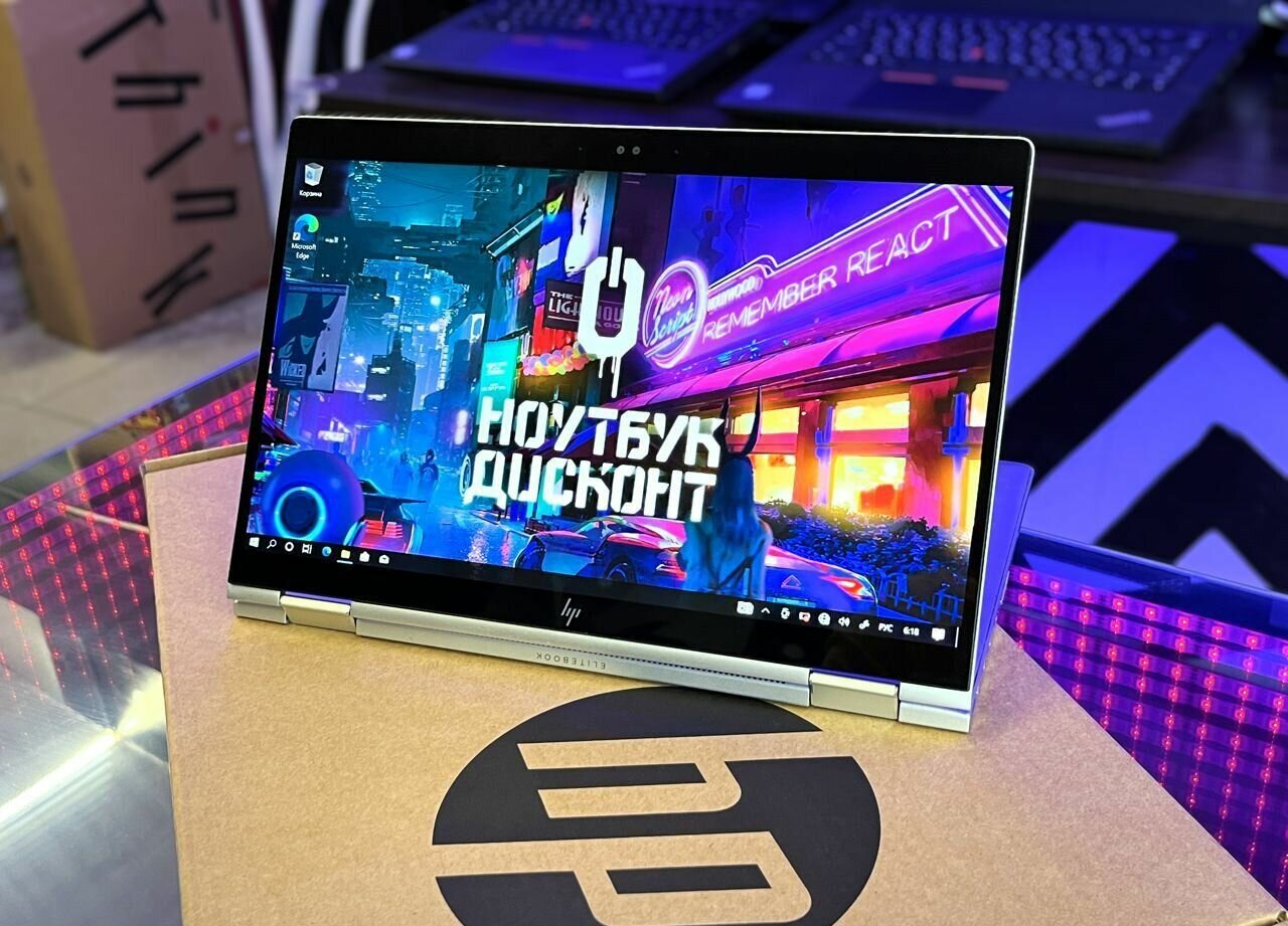 Сенсорный ноутбук трансформер HP x360, 8 Гб оперативной памяти, 512 Гб SSD, FHD дисплей