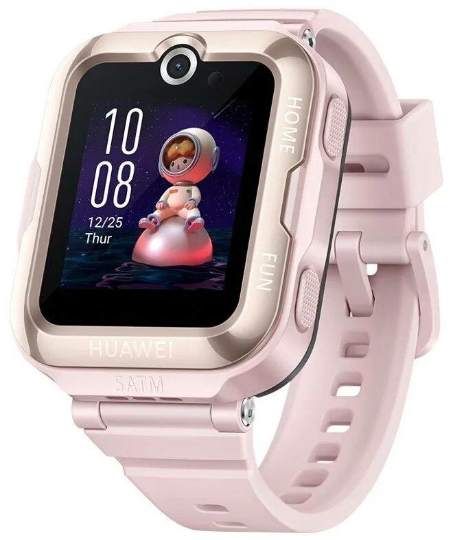 Детские умные часы, Huawei, 1,41", 320×360 пикселей, розового цвета