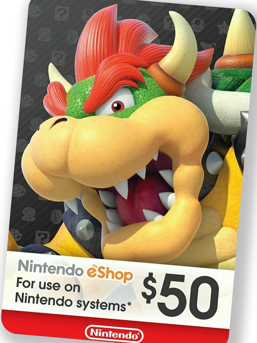 Карта пополнения Nintendo eShop Gift Card 50$(USD) США