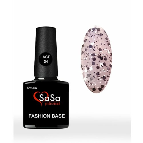 SaSa Цветная база Fashion Base LACE 04, 8 ml набор д творчества каррас стильный маникюр fashion м008