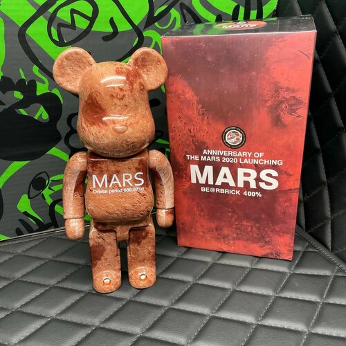 игрушка bearbrick daft pank 28см золото хром Игрушка Bearbrick Mars Марс 28см