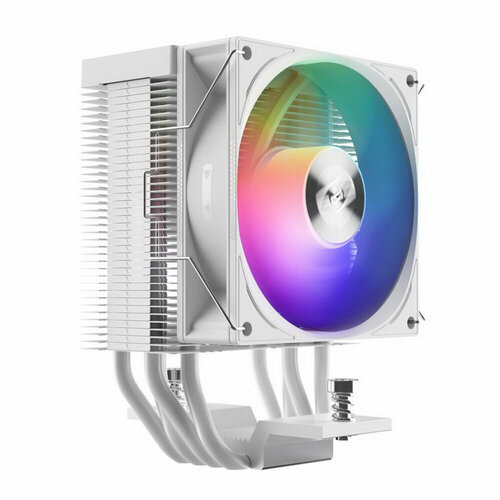 Кулер для процессора PCCooler R400 ARGB WH, TDP 180W, 2200RPM белый