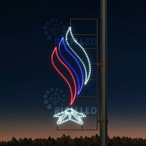 Панно световое RichLED День Победы RL-KN-9-9 RL-KN-9-9-WBR