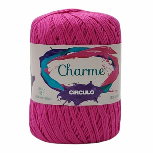 6 мотков Пряжа Circulo CHARME 100% Мерсеризованный бразильский первичный хлопок 150 гр. - 396 м. цв. 6156