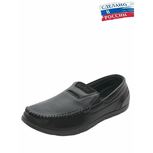 фото Мокасины , размер 43, черный in-step