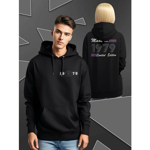 фото Худи , размер m (46-48), черный printech