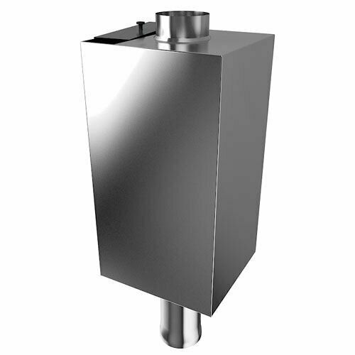 Бак для воды на трубе Онега 50 л самовар из нержавейки для печи в баню мама-мама 10030₽