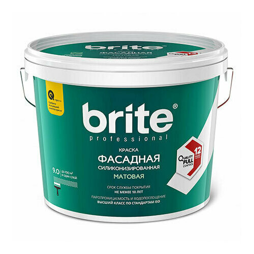Brite Professional Ti Pure Quality Брайт профессиональная силиконизированная фасадная краска