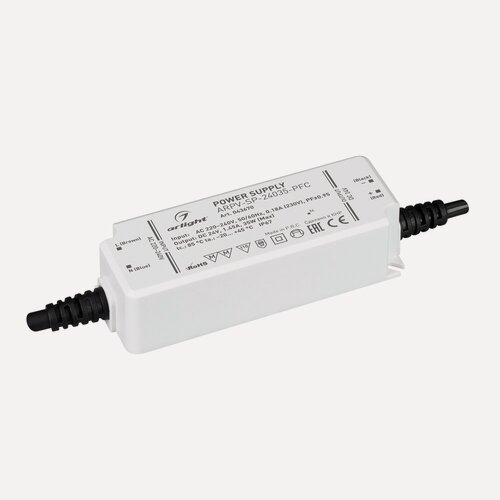 Изображение товара Блок питания ARPV-SP-24035-PFC (24V, 1.45A, 35W) (Arlight, IP67 Пластик, 5 лет) 043670