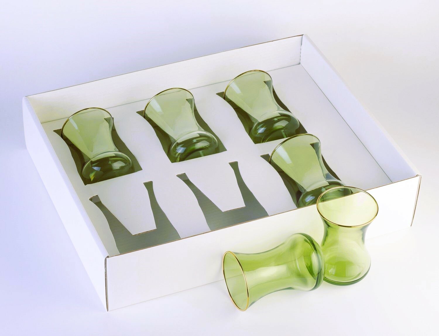 Набор 6шт восточных стаканов 135мл d6см h9см — фото 1