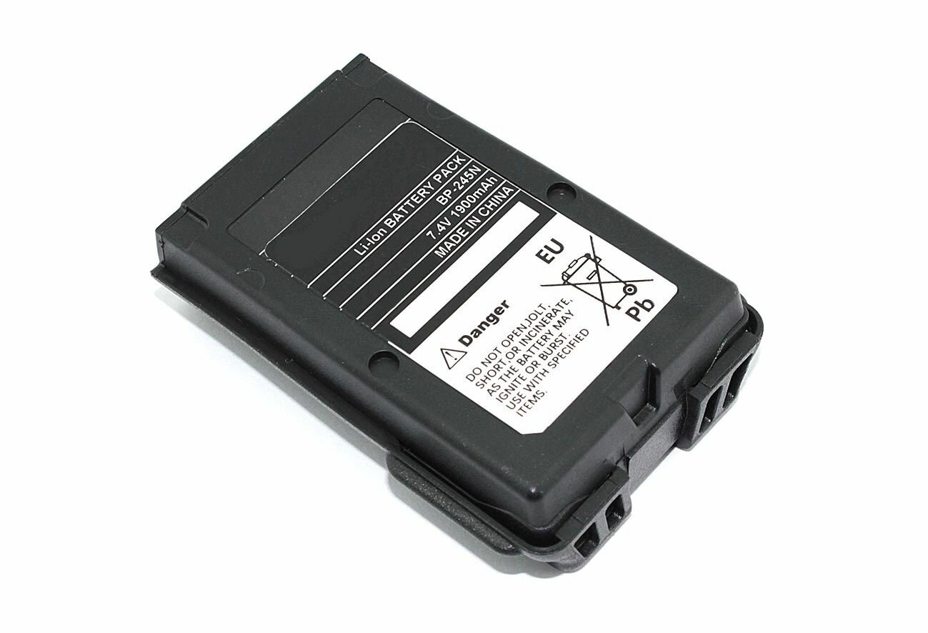 Аккумулятор для Icom IC-M71, IC-M72 (BP-245) 1900mAh 7.4V Li-ion, код 086308