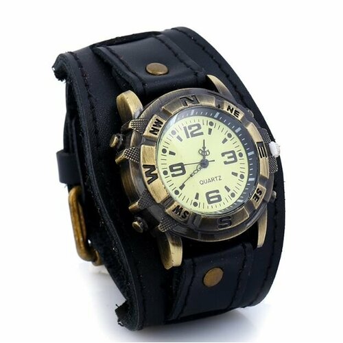 Наручные часы, черный мужские винтажные часы jessingshow модные часы в стиле панк с кожаным ремешком новинка 2021 мужские наручные часы с браслетом