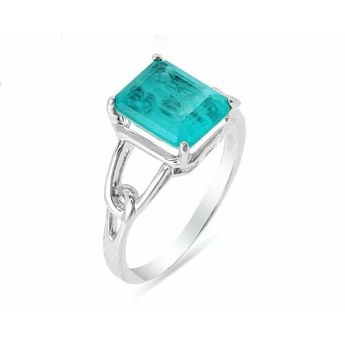 фото Кольцо помолвочное tosya, серебро, 925 проба, кварц синтетический, размер 17