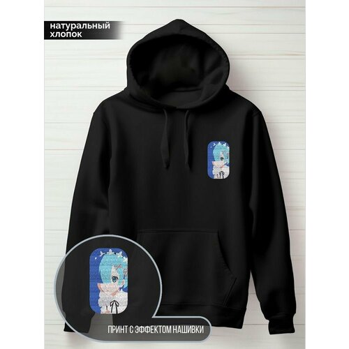 фото Худи hypnotica, размер s, черный