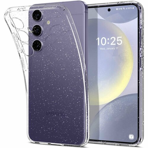 чехол капсула spigen для galaxy a3 2017 liquid crystal glitter space кварц 572cs21449 Защитный чехол SPIGEN LIQUID CRYSTAL GALAXY S24 GLITTER CRYSTAL