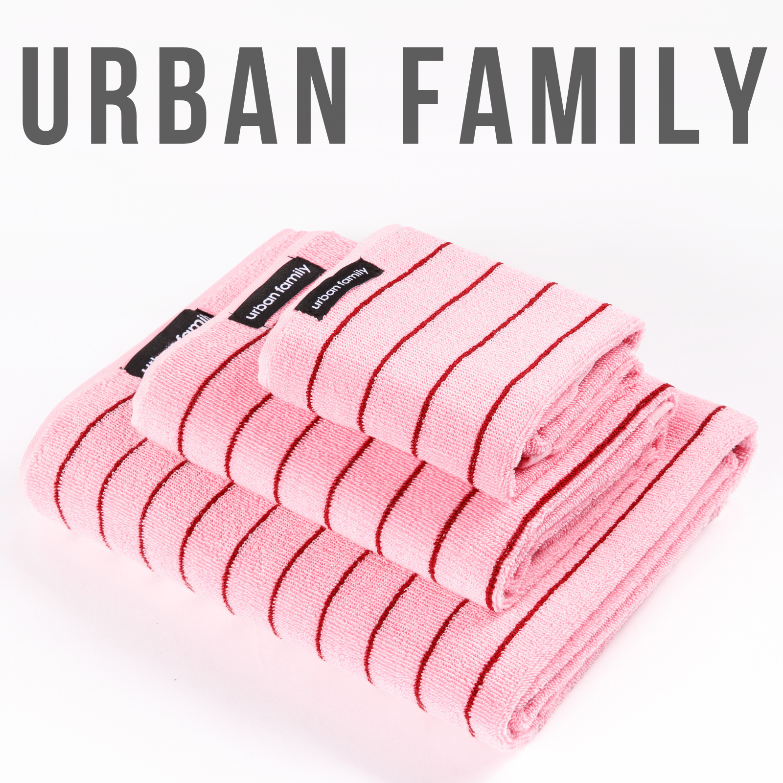 Набор полотенец Urban Family для детей и взрослых 3 шт - фотография № 1