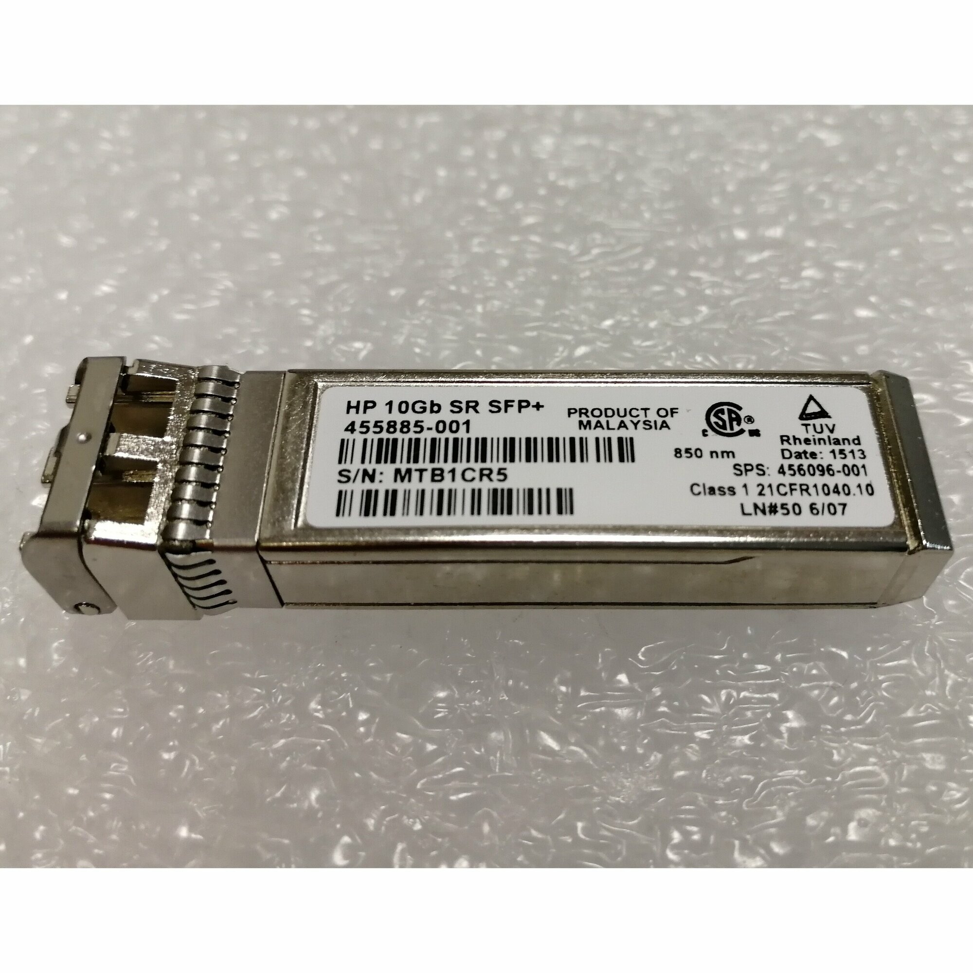 Трансивер HP BLc 10Gb SR SFP+ Opt 455883-B21 - фото №3