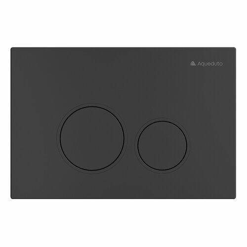 AQD CIRCULO Панель смыва черный матовый 2508₽