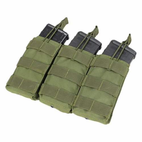 Подсумок Condor Triple M4/M16 Magazine Pouch olive нейлоновый корпус gl core для ar14 m4 m16 akgel blaster аксессуары aeg gen9 коробка передач