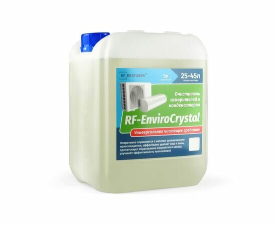 RF-EnviroCrystal 5л. (1:2 - 1:8) концентрат универсальный для очистки испарителей и конденсаторов